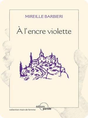 cover image of À l'encre violette